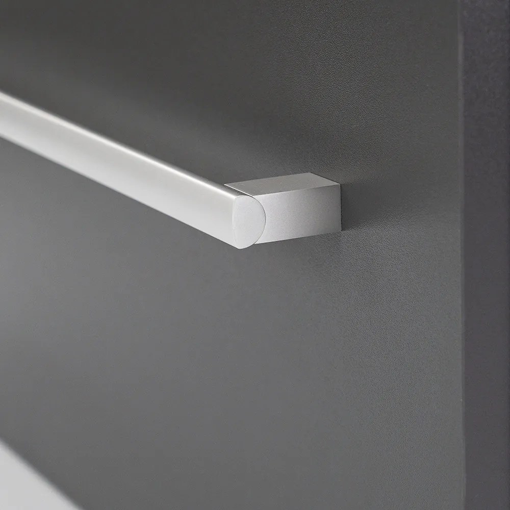 Vario Clam 100 alsó szekrény mosdóval fehér-antracit