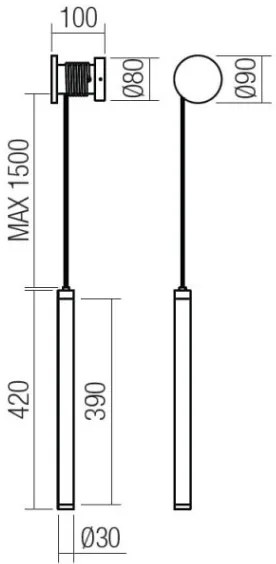 Redo 01-3301 - SWING dimmelhető LED fali lámpa 9W/230V 3000/4000K CRI 90 fehér