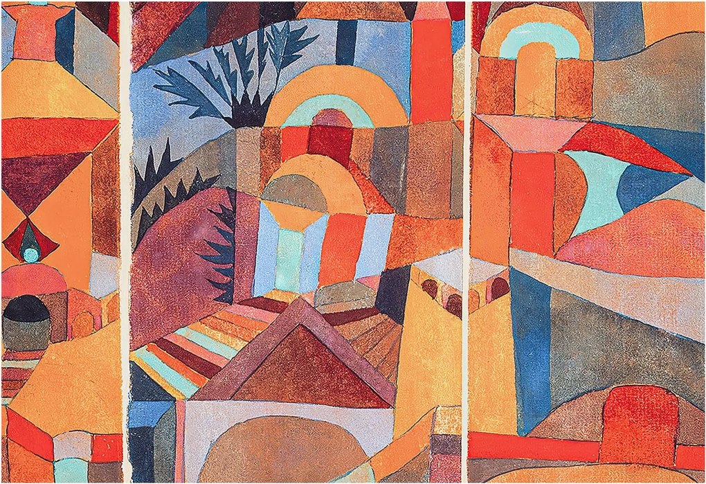 Fotótapéta Flizelin Dekoratív az irodába Színes mozaik 152x104 Ragasztó