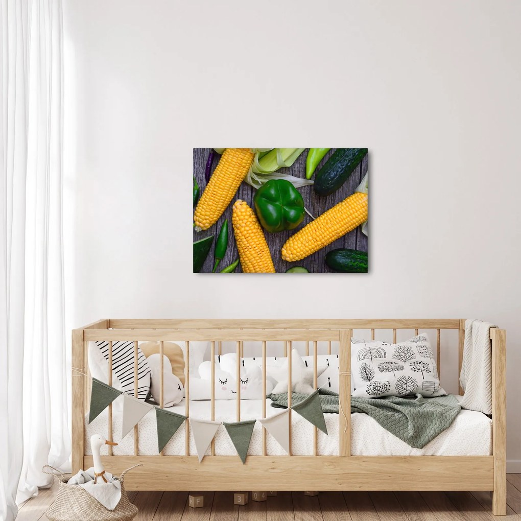 Zöldség képe (70x50 cm)