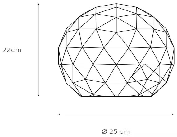 Lucide 21509/25/31 - Asztali lámpa OTONA 1xE27/25W/230V fehér