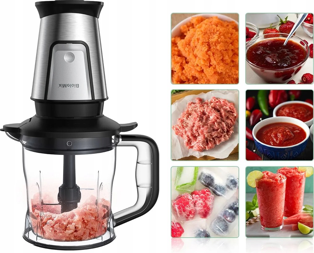 Turmixgép Erős Smoothie Kehely Mixer 3az1ben 700W Shak gyümölcslé