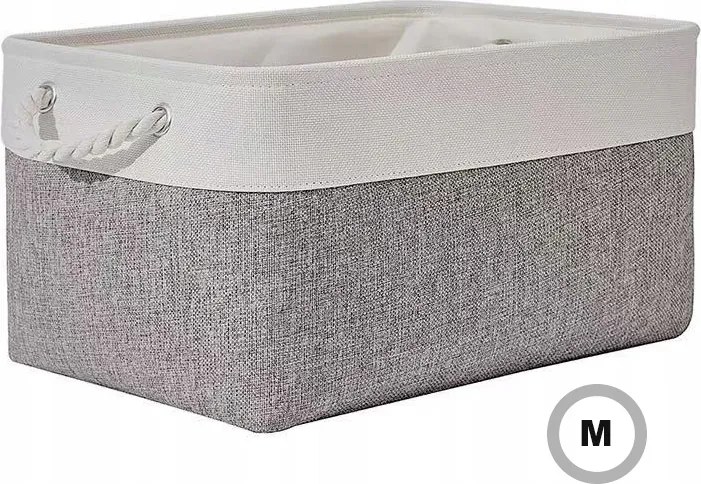 Ruhatároló rendszerező szennyestartó játék kosár tároló M 15L