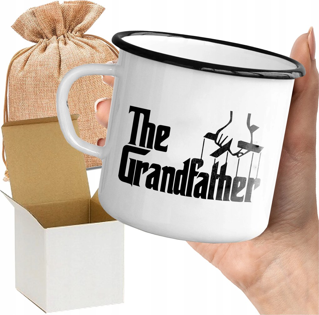 Bögre_zománcozott Nyomat The Grandfather Ajándék Születésnapra Apa