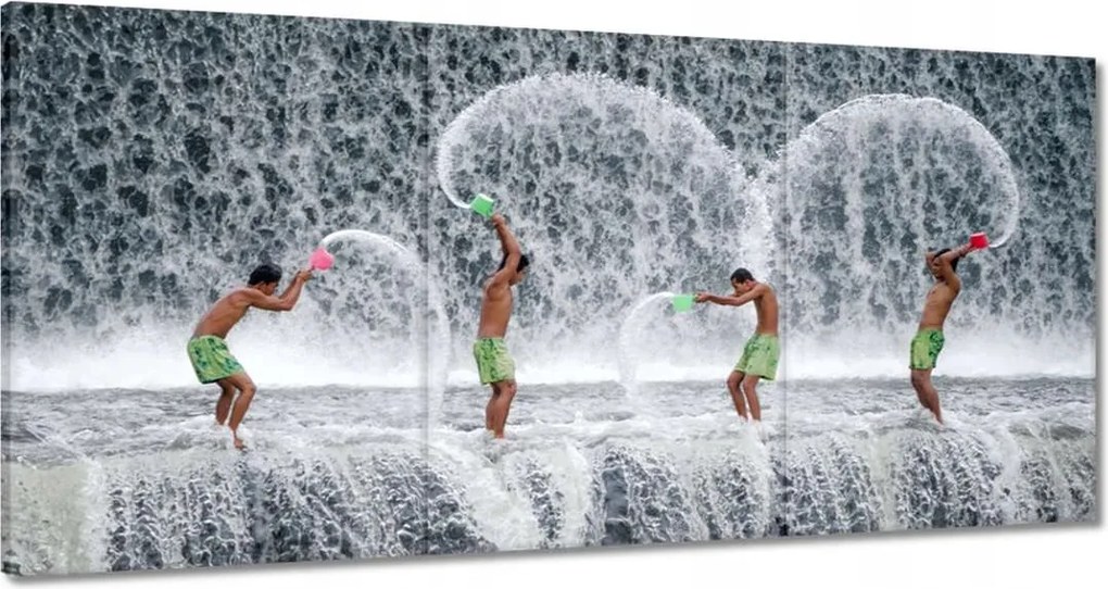 Festmények 180x90 Vízesés Tájképek