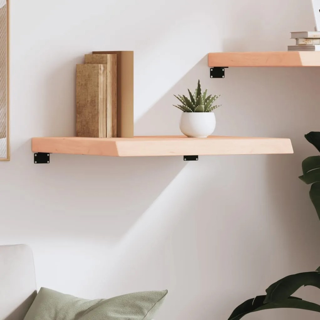 kezeletlen tömör tölgyfa fali polc 60x60x(2-6) cm
