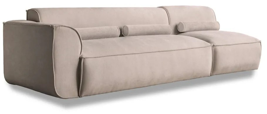 Bézs moduláris heverő (bal oldali) Flex Felix – Miuform