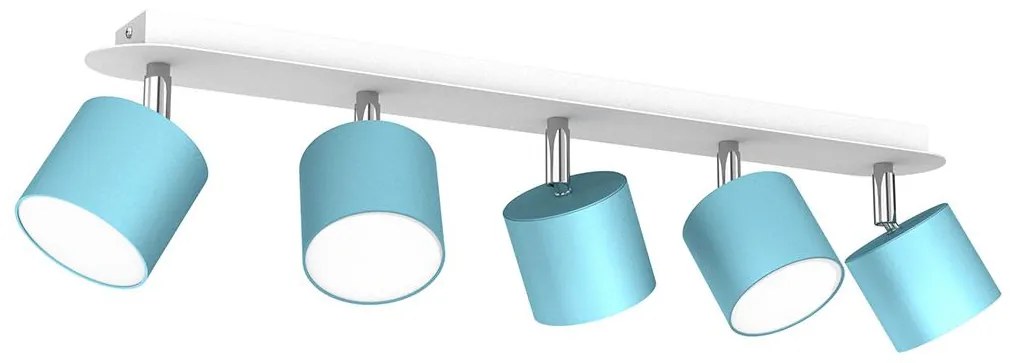 Spotlámpa DIXIE 5xGX53/11W/230V kék