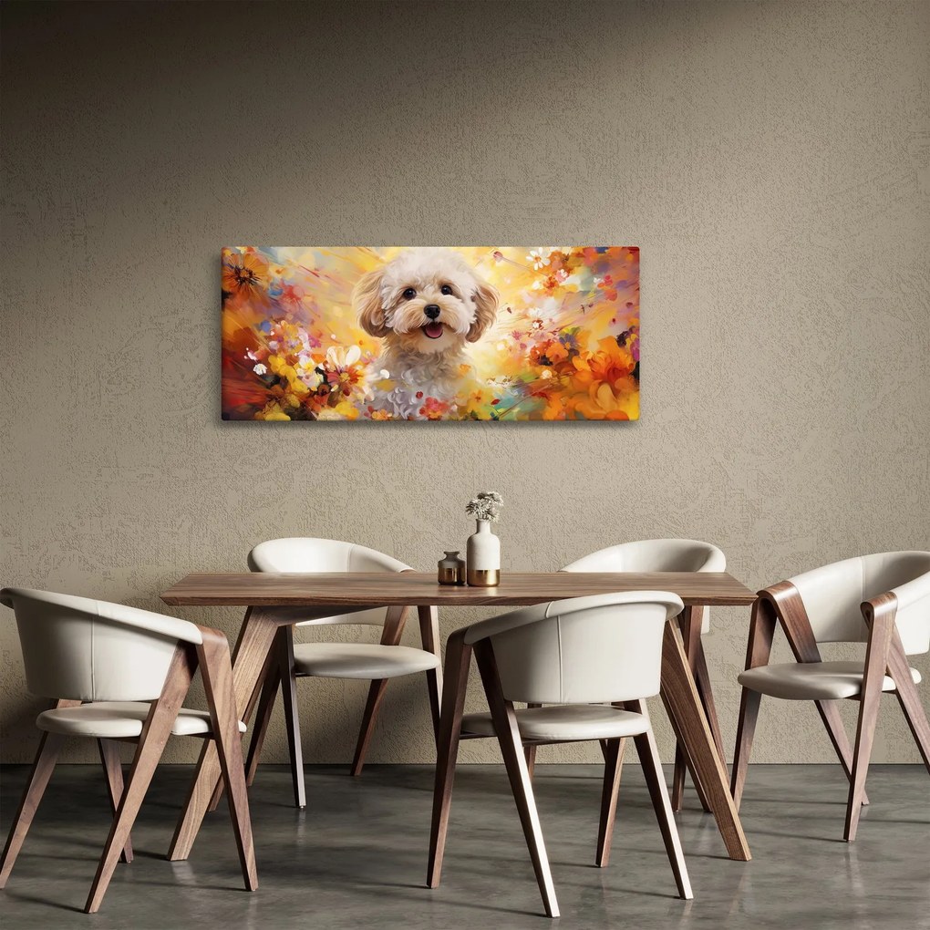 Kép - Boldog kutya (120x50 cm)