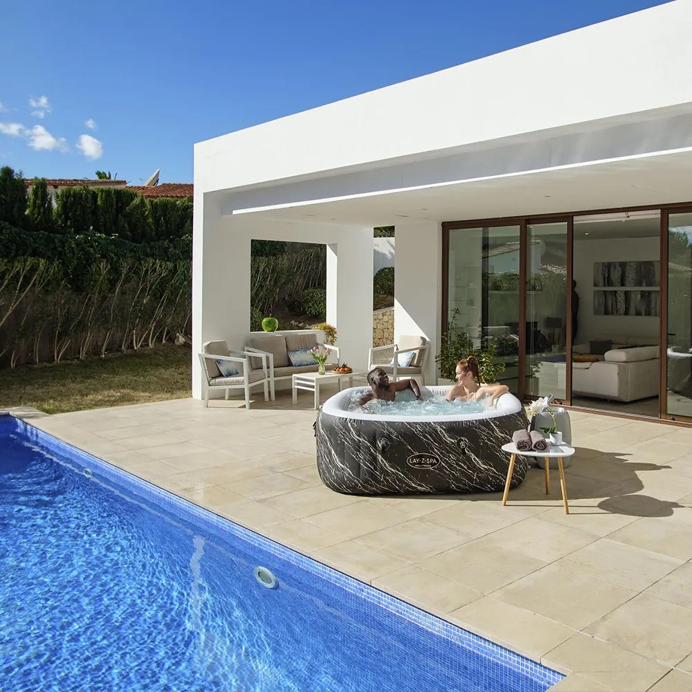 Lay-Z-Spa Hollywood Luxe Airjet masszázsmedence 180 x 180 x 66 cm 2025