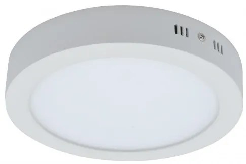 LED panel 12W Falon Kívüli Kerek Természetes Meleg Fehér. 17cm átmérő 3 cm magasság Szerelő Panellel 3000k