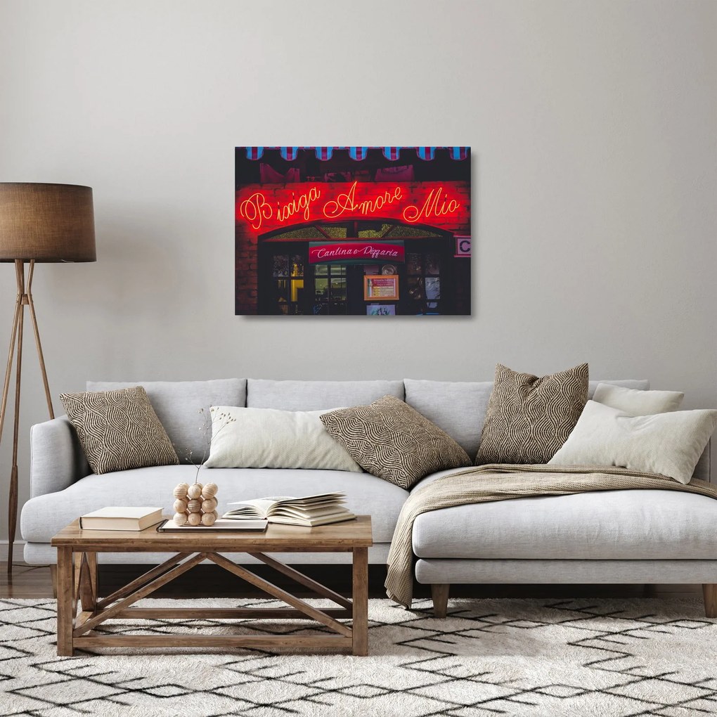 Kép - Amore Mio (üvegen) (70x50 cm)