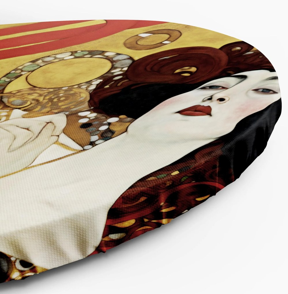 Gario Kerek vászonkép Gyönyörû nõ - Gustav Klimt, reprodukció Méret: 60 x 60 cm