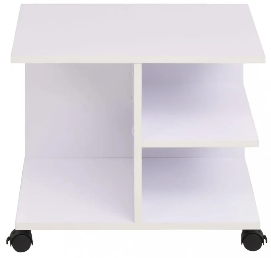fehér gurulós polc 50 x 35 x 42 cm