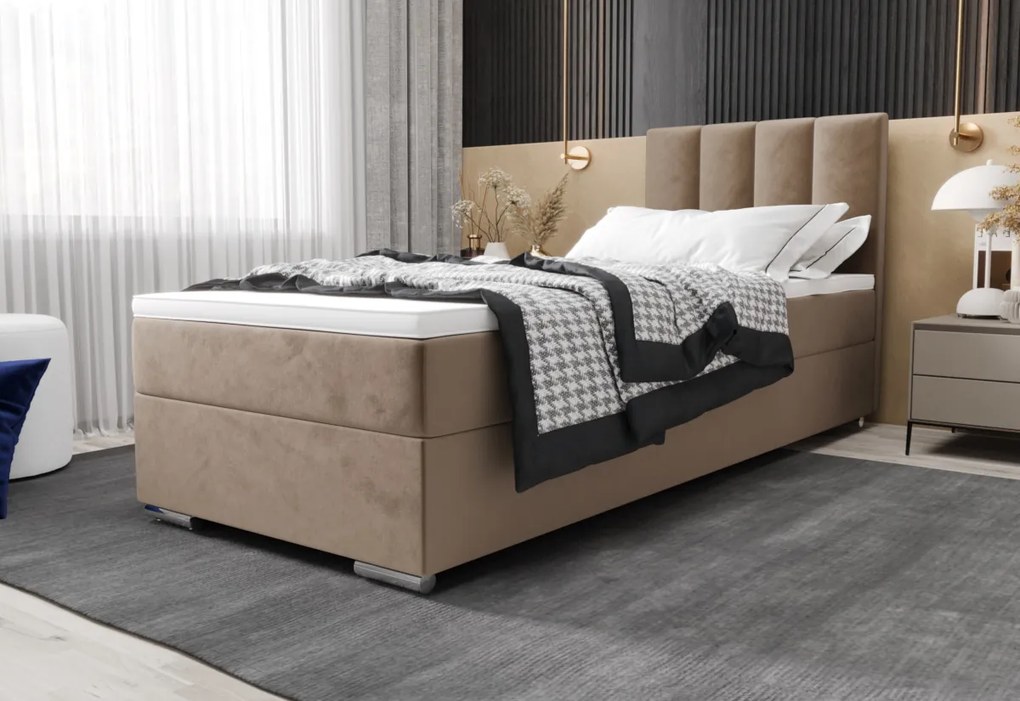 SARINA 2 kárpitozott ágy, 90x200, itaka 50, balos