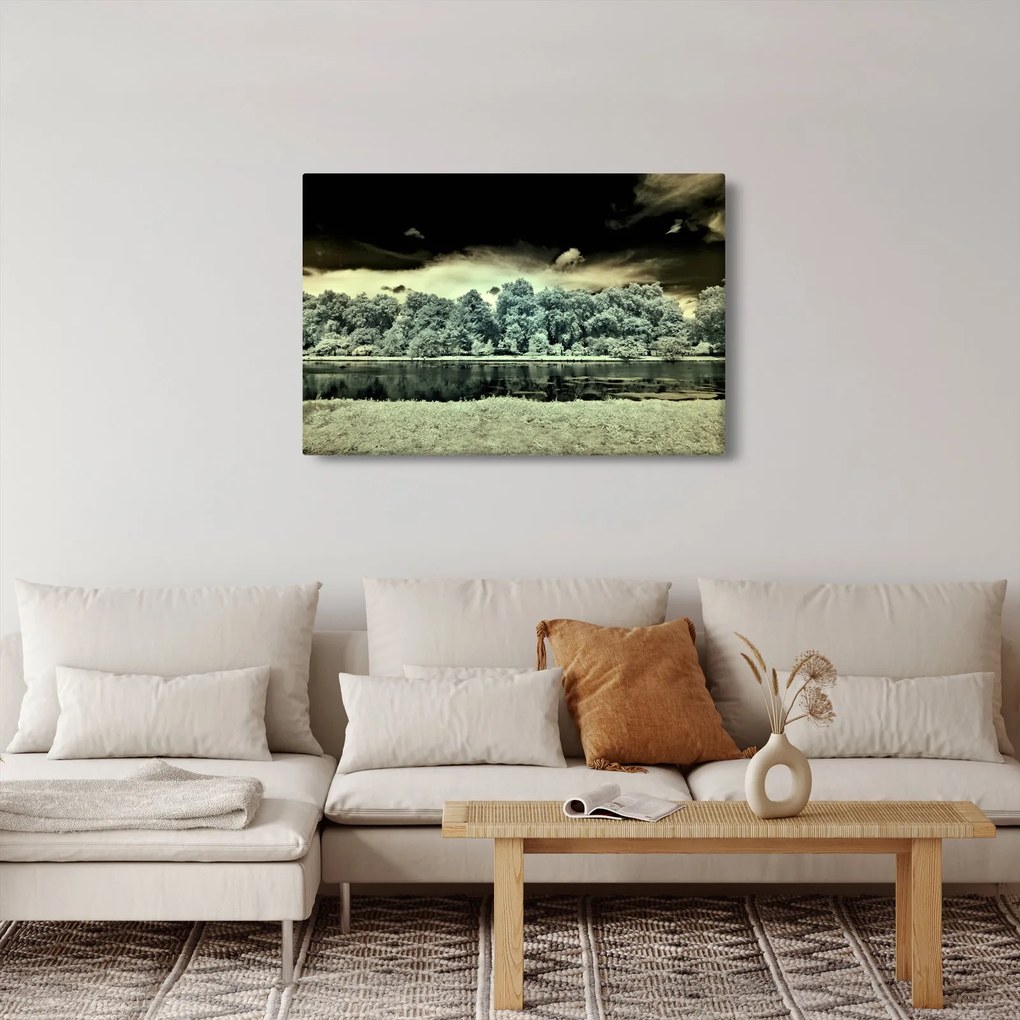 A víz felszínének képe (90x60 cm)