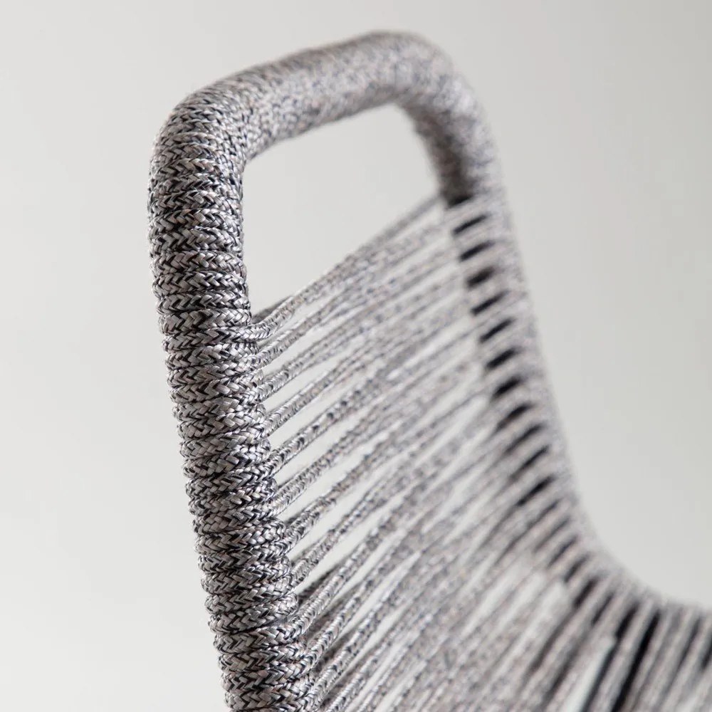 Glenville sötétszürke acélszerkezetű bárszék, magasság 74 cm - Kave Home