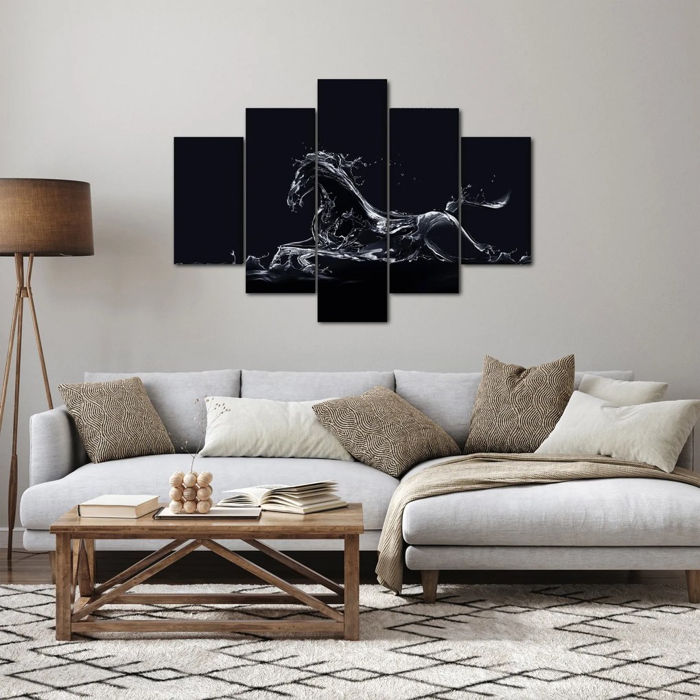 Kép - Ló és a víz (150x105 cm)