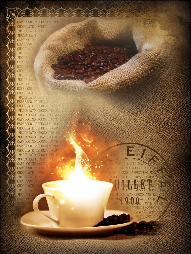 Fotótapéta konyha kávé fotótapéta 184 x 254