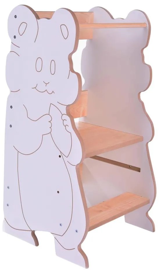 Tanulótorony HAMSTER fehér/juhar