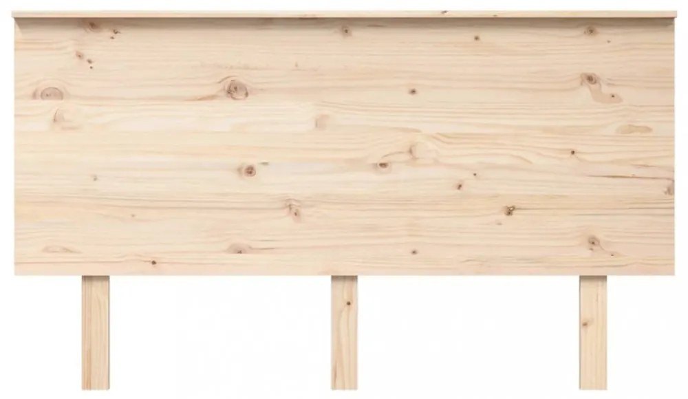 tömör fenyőfa ágy fejtámla 144x6x82,5 cm