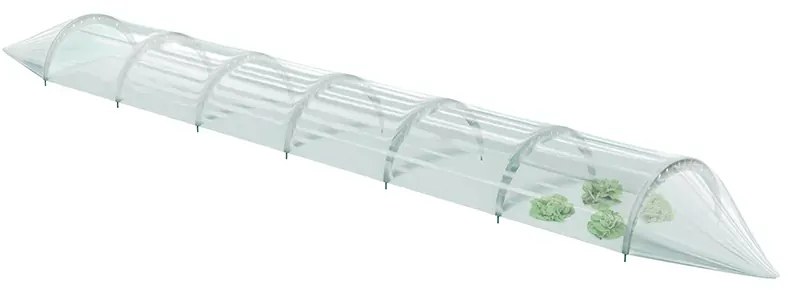 FlOO TUNNELS kerti fólia alagút 360 cm, zöld