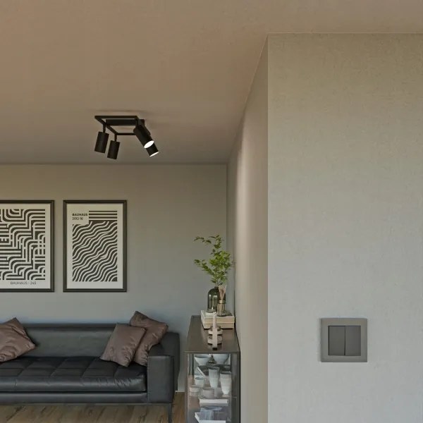 Spotlámpa 4xGU10/30W/230V fekete