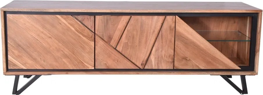 Natúr színű akácfa TV-állvány 150x51x40 cm Ambala – Interia Home & Living