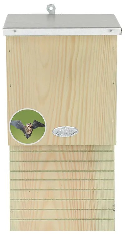 Denevérház, cink tetővel, 39 cm