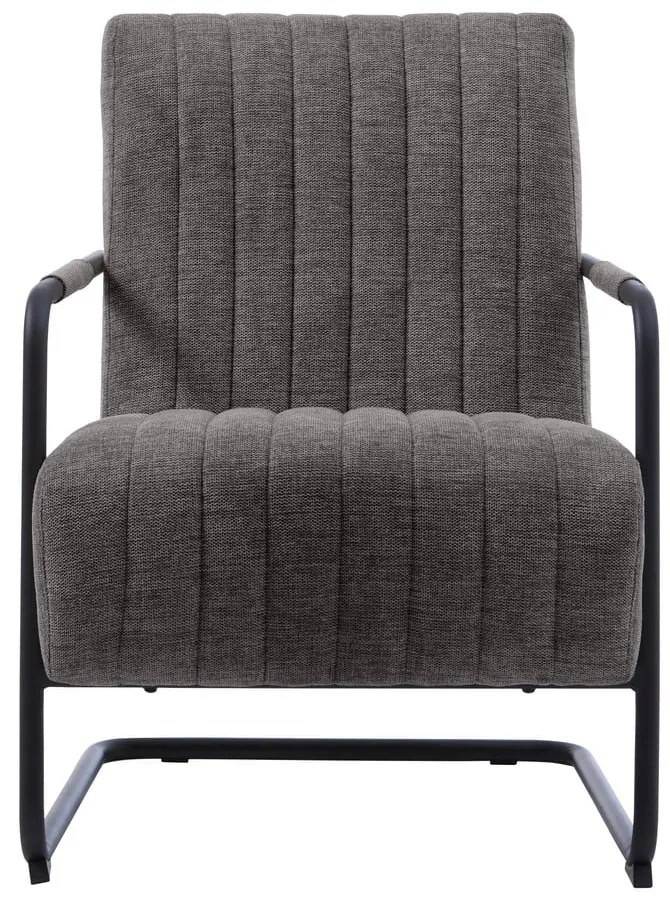 Sötétszürke fotel Trout – Unique Furniture