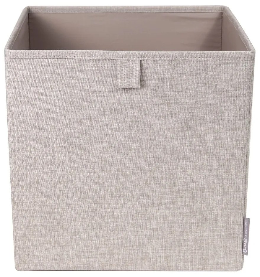 Cube bézs tárolódoboz - Bigso Box of Sweden