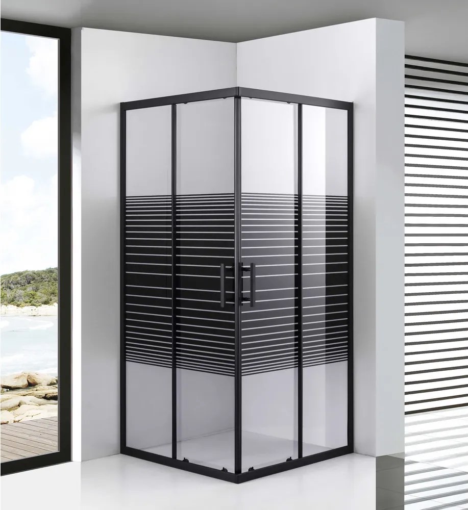 Toulon || 6mm Shadow zuhanykabin 80*80 190cm