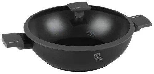 BerlingerHaus Wok fedővel (30 cm) Antracit Collection  BH/8125