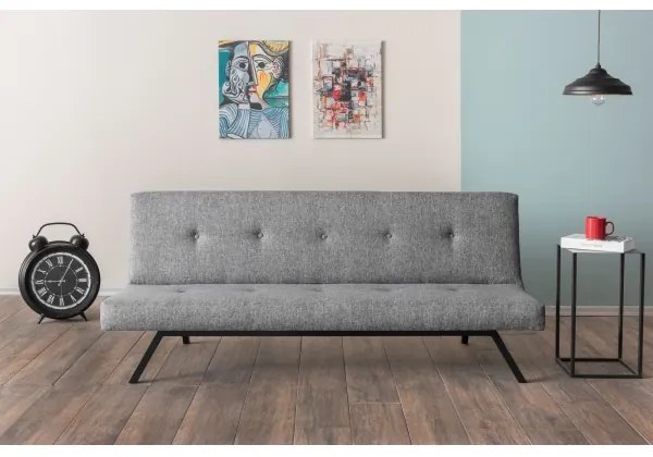 LOKO kétüléses kanapé, világosszürke