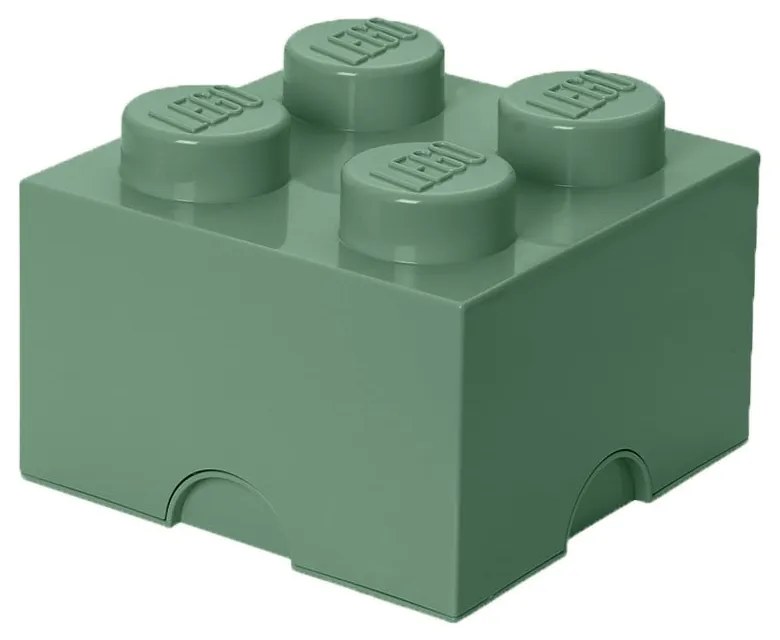 Zöld szögletes tárolódoboz - LEGO®