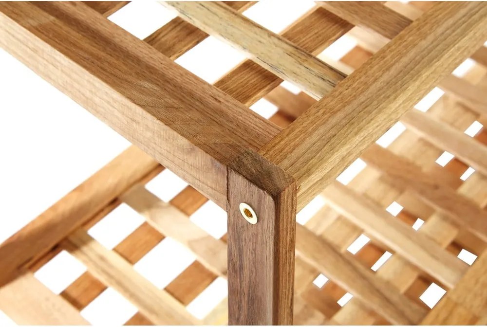 Natúr színű diófa cipőtartó – Premier Housewares