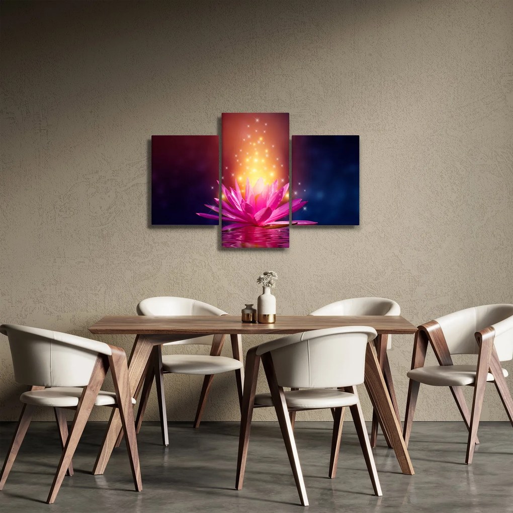 Tavirózsa a vízen képe (90x60 cm)