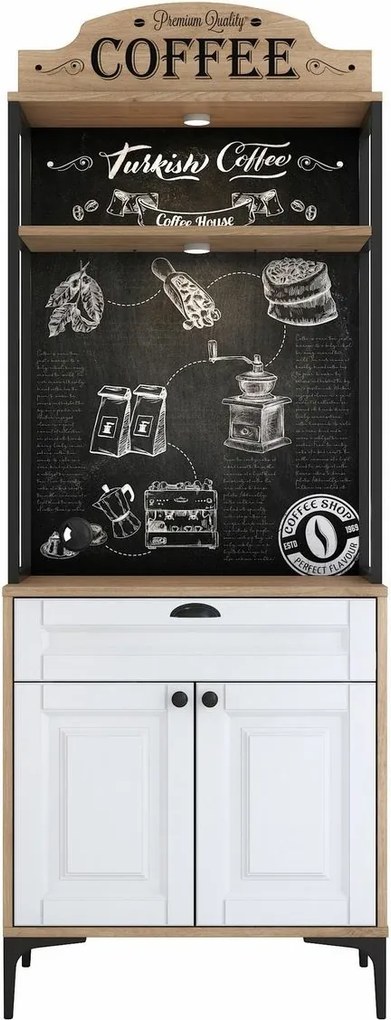 Jehy szekrény Walnut and White