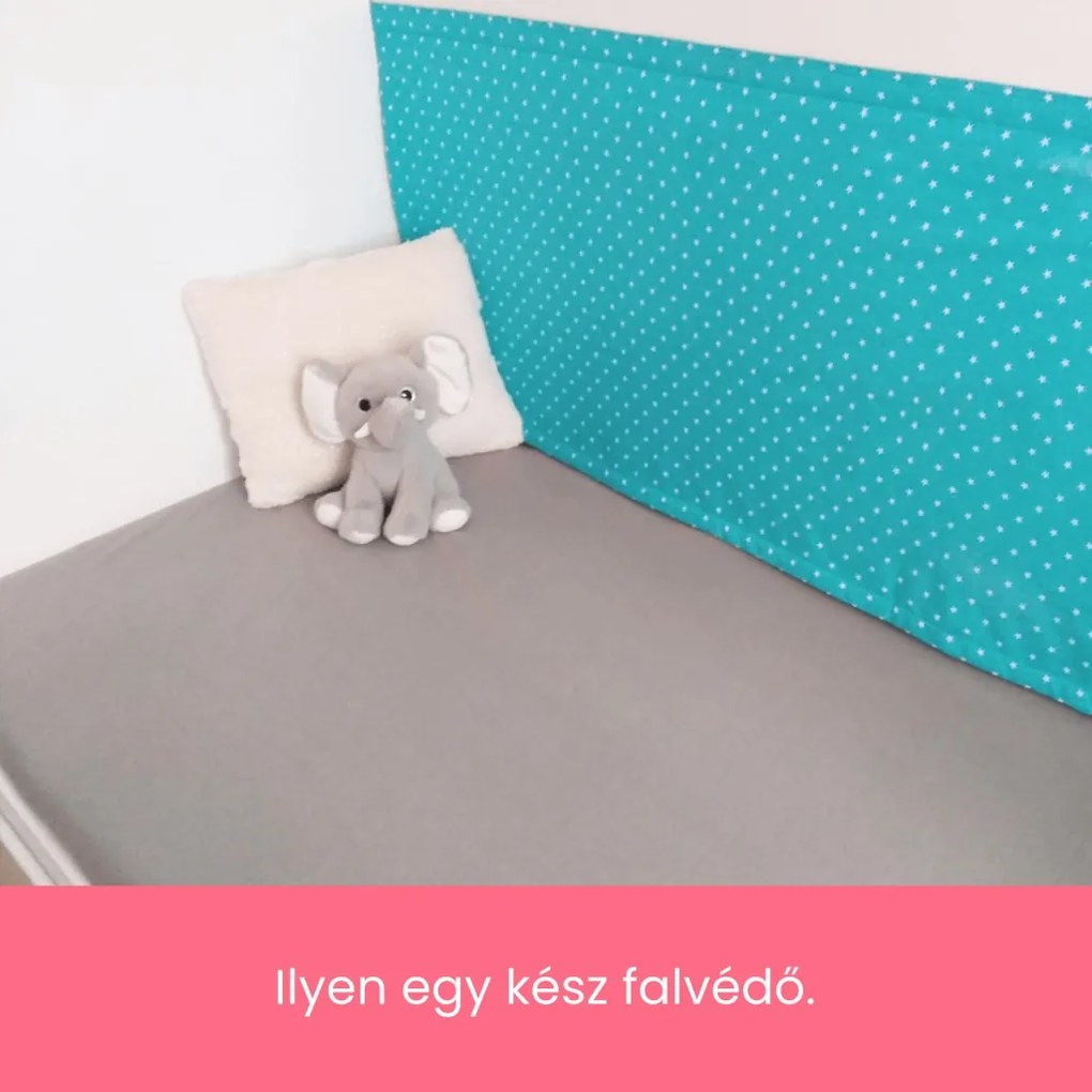 Denimkék falvédő