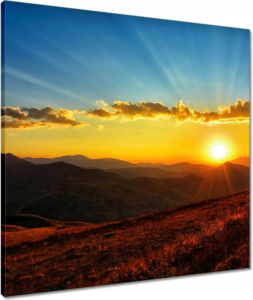 Vászonkép 60x60 Gyönyörű naplemente