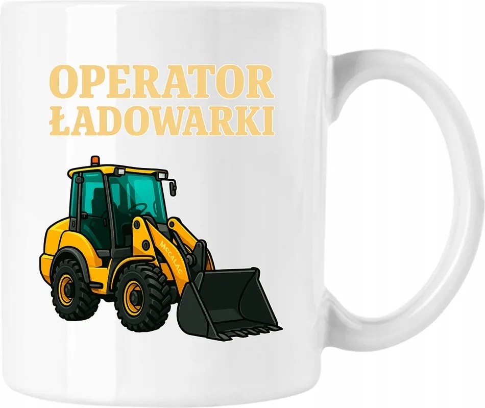 Bögre Akkumulátortöltő Építő Fehér 330ml