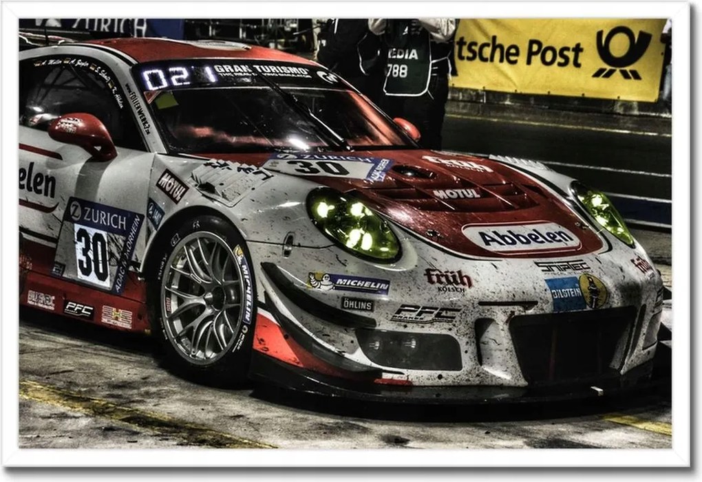 Poszterek keretben 60x40 Porsche Autó