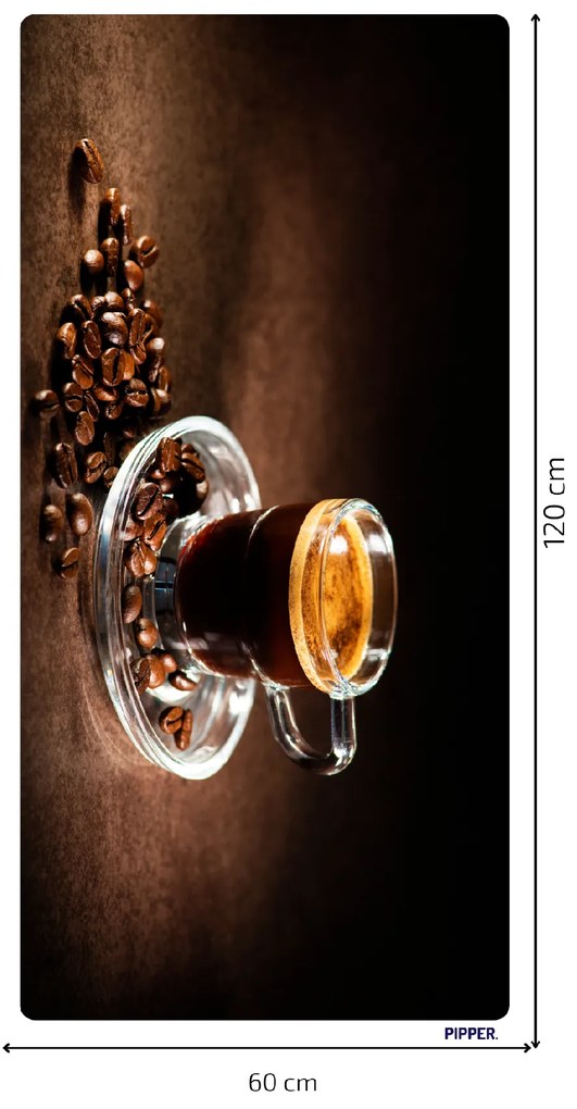 PIPPER. Öntapadós textiltapéta "Kávéscsésze 2"