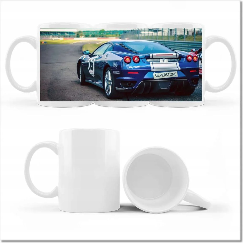 Ferrari fényképes bögre Sportautó