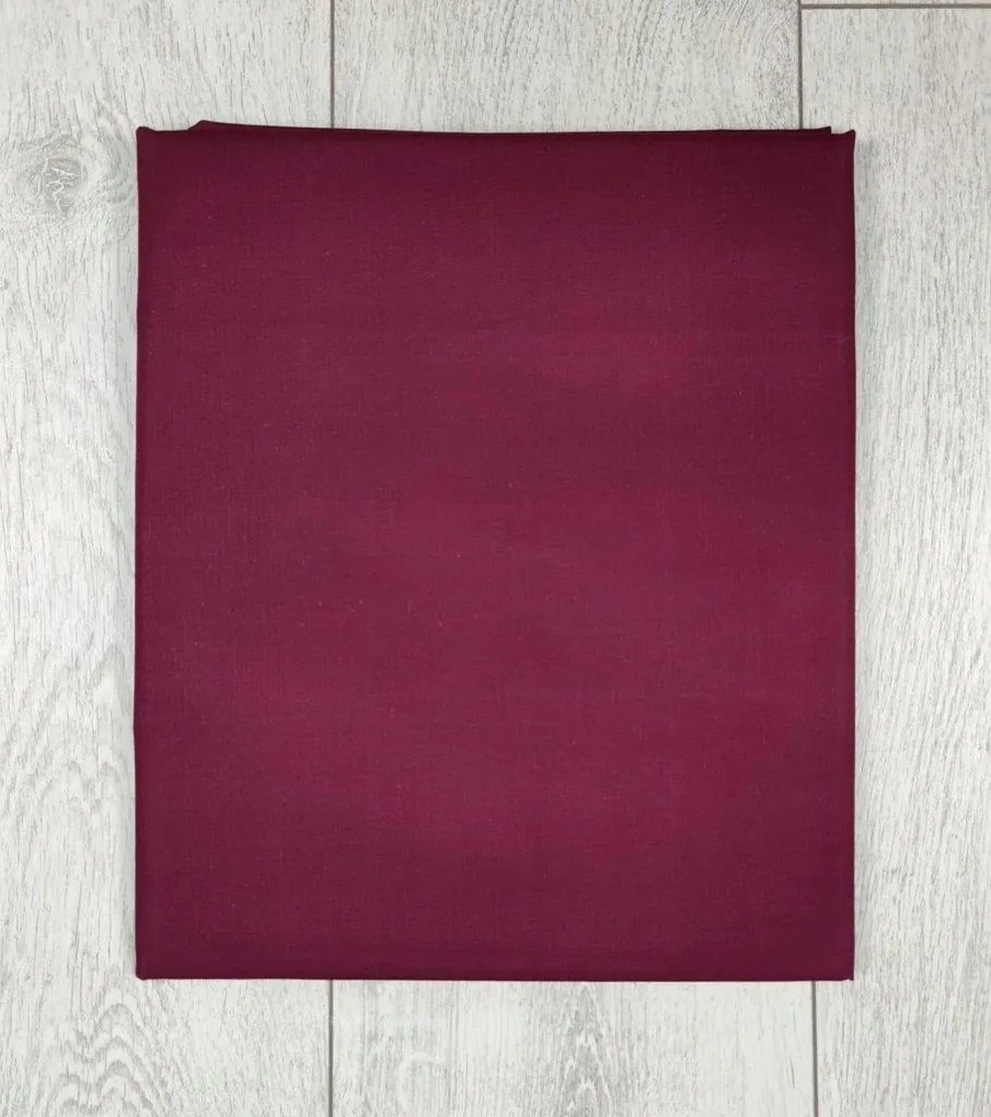 Pamut lepedő 160x220 bordó szilva
