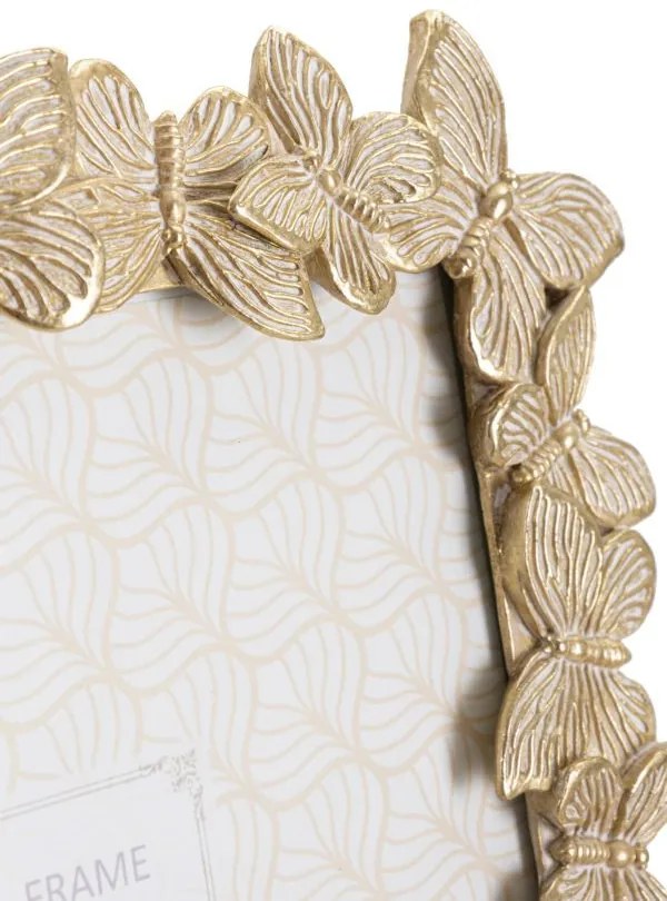 Fényképkeret farfalle glod 27,5x2,6x32,5 (belső kép mérete 20x25)cm