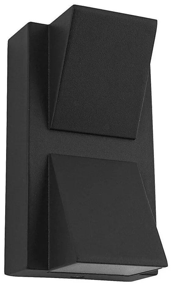 Prezent 31315 - LED Kültéri fali lámpa NAUTIC 2xLED/3W/230V IP44 fekete