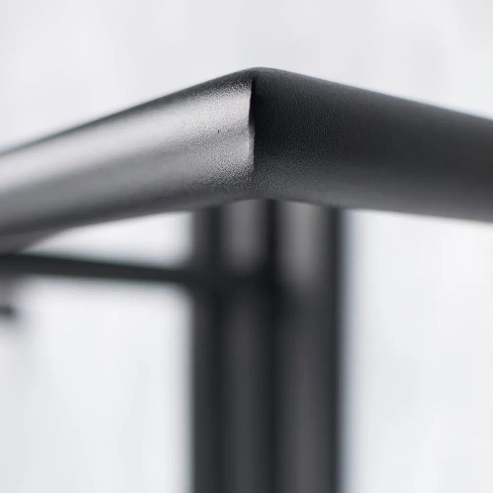 Fekete fém fali fogas 65 cm Senza – Spinder Design