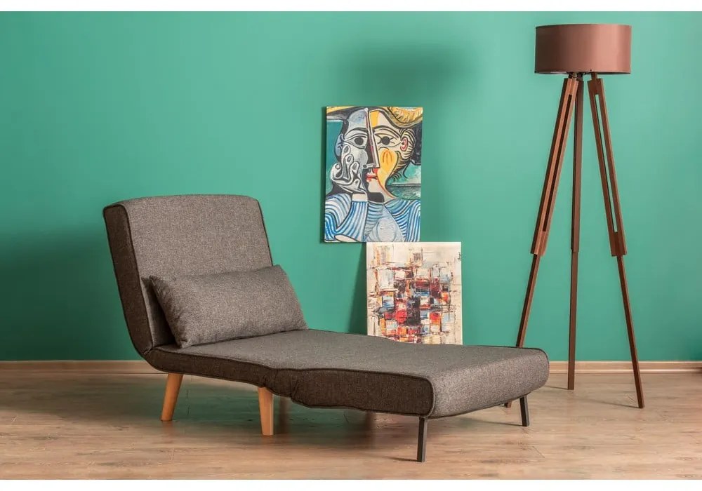 Sötétszürke fotel Folde – Artie