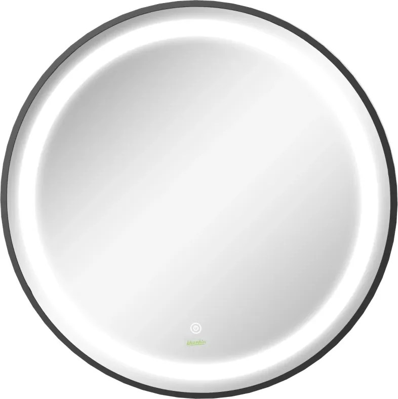 Fali tükör led világítással Homcom kör 60 x 60 mm